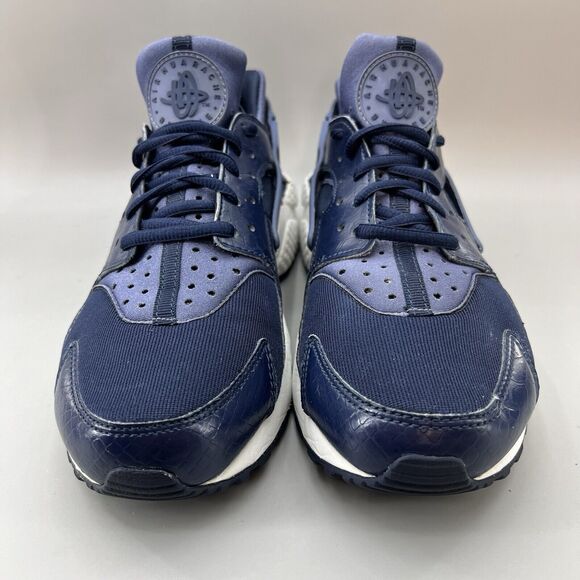Nike Air Huarache Women Size 7.5 Shoes Diffused Blue White Sneakers 634835-408 - Picture 2 of 8